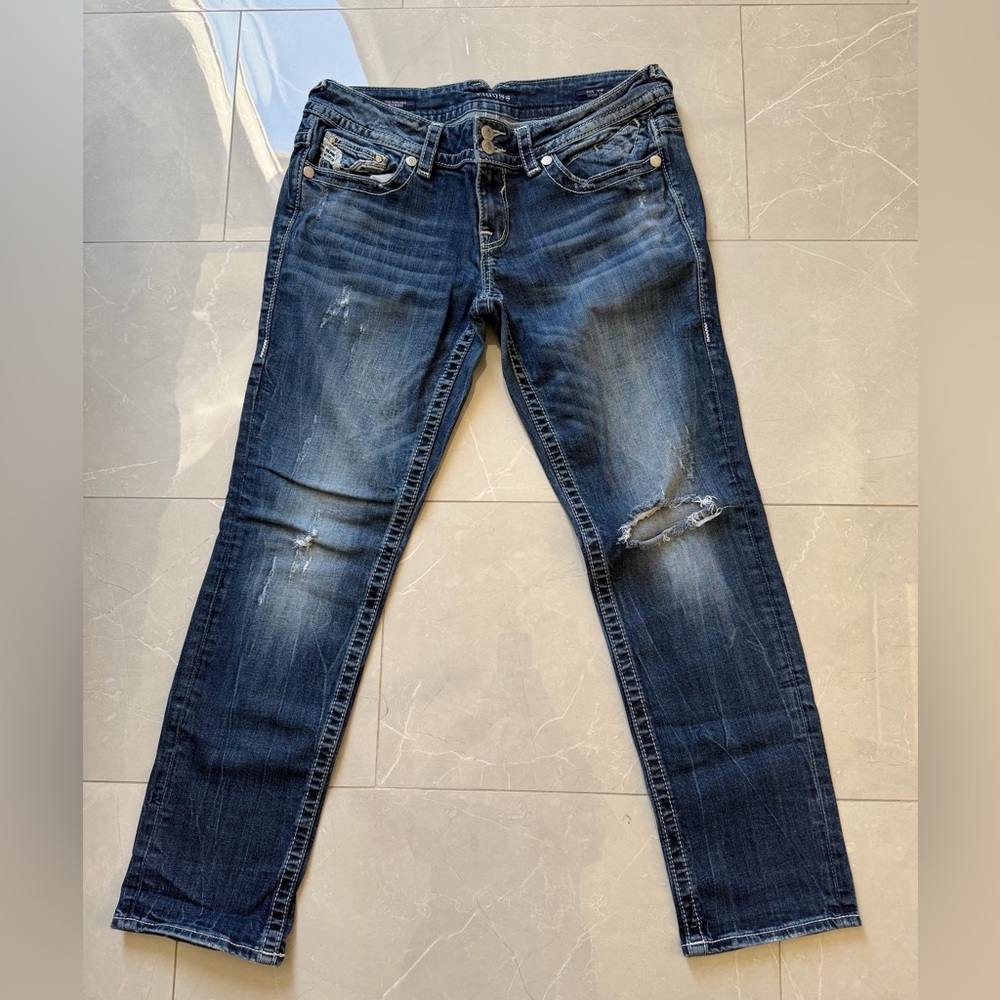 Vigoss Chelsea Boyfriend Jeans, Size 9/10